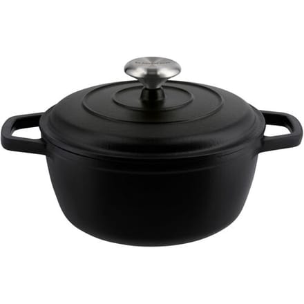 SILVERCREST Gietijzeren pan, Ø21 cm (zwart)