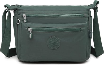 Bagwise® Schoudertas - Crossbody - Dames - 23cm x 27cm - (1238) -Groen