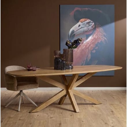 Starfurn - Eettafel Nina - Bruin - 100x210x76 cm