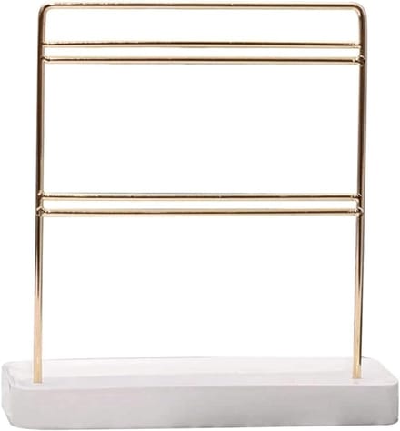 Sieradenhouder U-vorm - Etui Display - Sieraden Presenteren - 3 Lagen - Gouden Afwerking - Goud