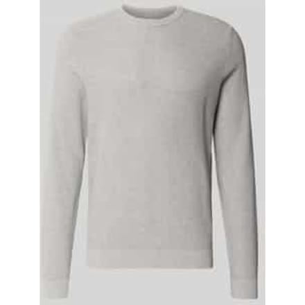 Gebreide pullover met ribboorden