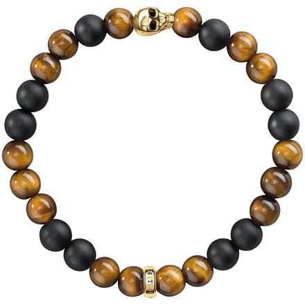 Thomas Sabo Armband 925 sterling zilver Zilver 17 Bruin 32000380