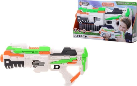 Tack Pro Blaster Geweer Attack Junior 45 Cm Wit 11-delig