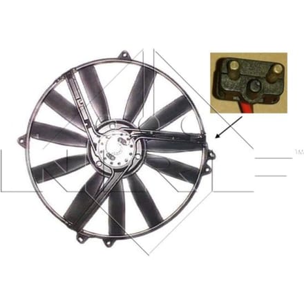 Koelventilatorwiel, motorkoeling NRF 47300