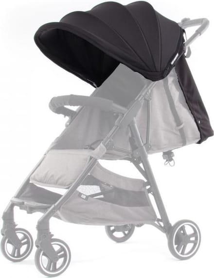 Baby Monsters Kinderwagenkap Kuki Textiel Zwart