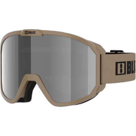 Bliz Rave Skibril Zwart Smoke With Silver Mirror/CAT3