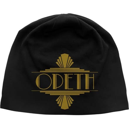 Opeth art Deco Logo - Jersey Beanie Unisex Beanie - zwart - Standard