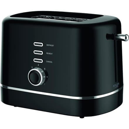 Broodrooster 7-niveau roosteren, 3 functies: STOP, VERWARMING, DEFFEERING, automatische uitschakeling, modern design