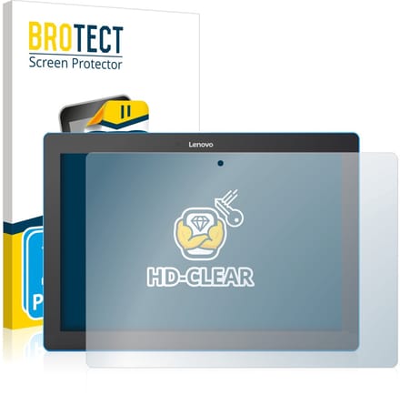 BROTECT - Screenprotector voor Lenovo Tab 10 TB-X103F - Folie Beschermfolie transparant 2 Stuks