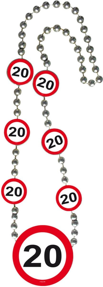 Folat - Ketting verkeersbord 20