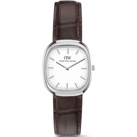 Daniel Wellington DW Watch Cort Brown Leather Silver 30mm