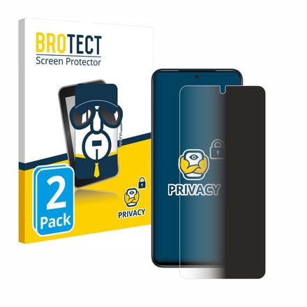 BROTECT - privacy screenprotector voor Xiaomi Redmi Note 11 - Folie Beschermfolie Blauwlichtfilter 2 Stuks
