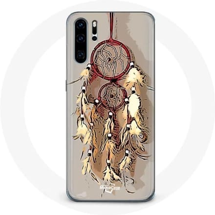 Coque - Huawei - P30 - Attrape Rêve - Marron - Souple marron