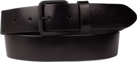 Presly & Sun Heren - Leren riem - Zwart - 90cm