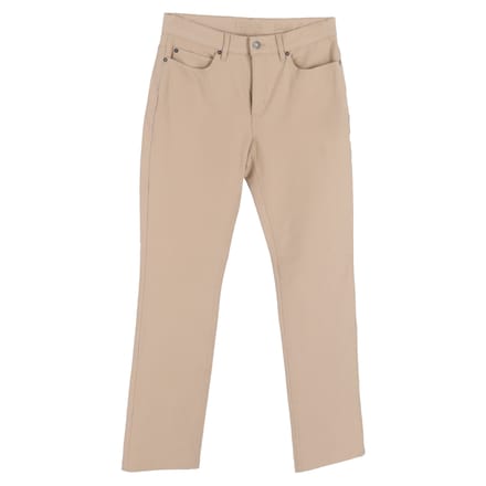 Escada jeans met rechte pijpen in beige katoenen denim