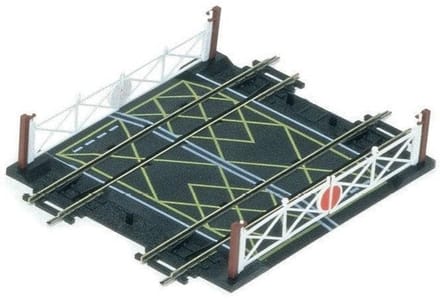 Dubbele Track Kruising voor Modelspoor - Extra Spoorstukken en Barrières - 1:76 Schaal