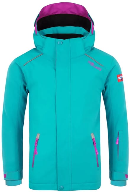 Trollkids Holmenkollen Pro Jas Groen,Blauw 110 cm Kinderen