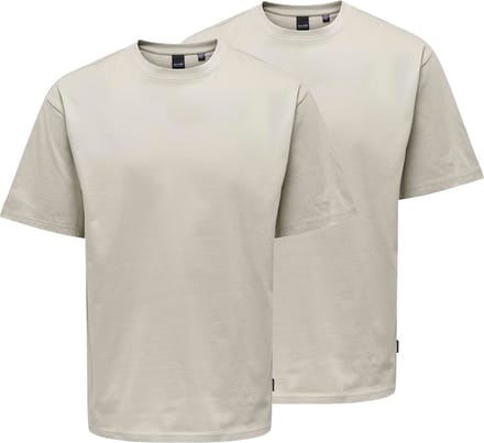Only & Sons Heren t-shirt 2 pack Onsfred