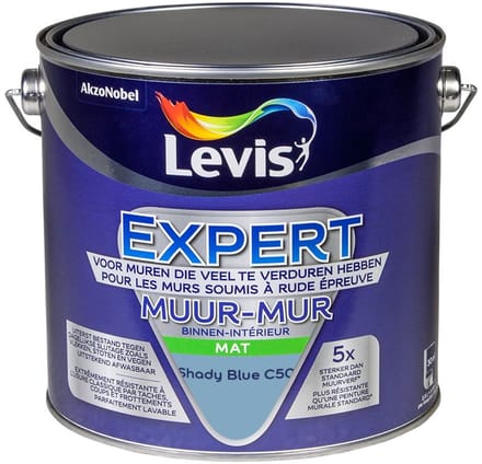 Levis - Expert Muur Binnen Mix - Shady Blue C50 - Mengverf - 2,5 L