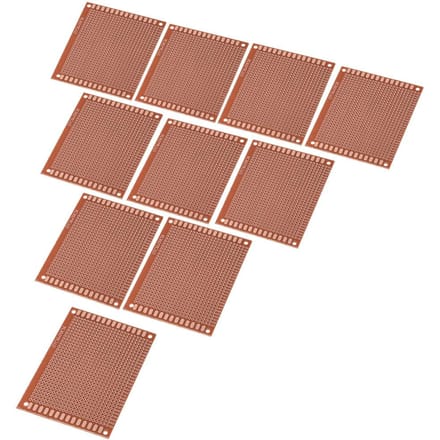 10 stuks set 7x9cm DIY Prototype Enkelzijdig PCB Universeel Circuitbord