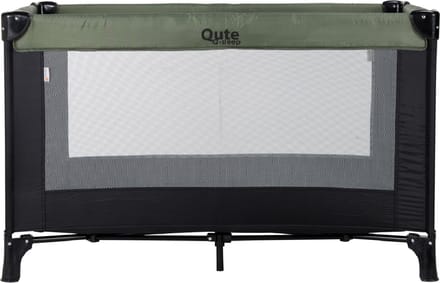 Qute Q-Sleep Campingbedje Olijfgroen / Zwart