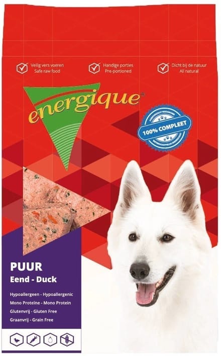 Energique Puur Eend - Hypoallergene Hondenmaaltijd - 3kg Eendenvlees Dieet
