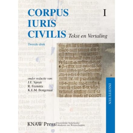 Corpus Iuris Civilis / 1 Instituten
