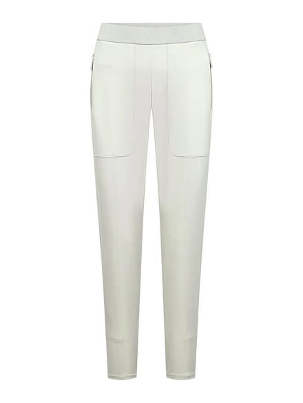 Enkellange Slim Fit jersey broek Van Raffaello Rossi beige