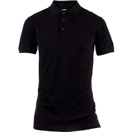 Caterpillar Essentials Katoenen Zwarte Poloshirt voor Mannen