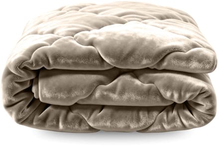Zelesta Flanel Uni - Taupe 200x200cm