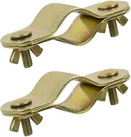 ProPlus Daksteunklem - Dubbel - Metaal - Ø 22-25 mm - 85 mm - 2 stuks