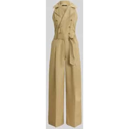 regular fit jumpsuit van puur katoen