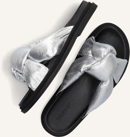 Inuovo B12005 Slippers - Dames - Zilver - Maat 37