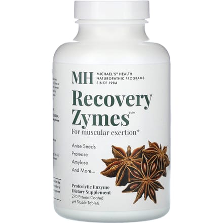 Michael's Naturopathic, Recovery Zymes, 270 Maagsapresistente, pH-Stabiele Tabletten
