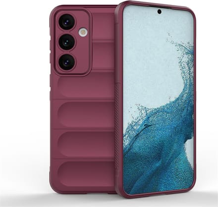 MobyDefend Hoesje - Geschikt voor Samsung Galaxy S24 Plus - TPU Gripcase - Paars