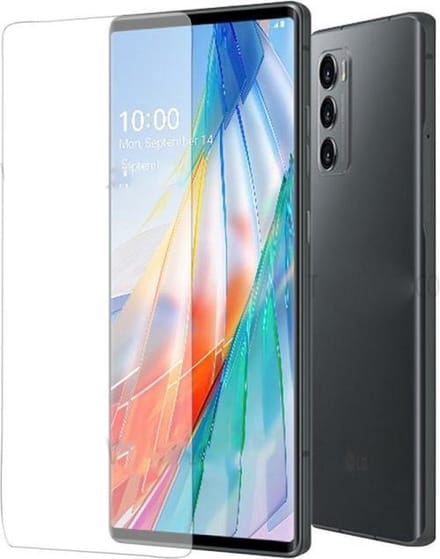 Screenprotector Glas - Tempered Glass Screen Protector Geschikt voor: LG Wing - 2x