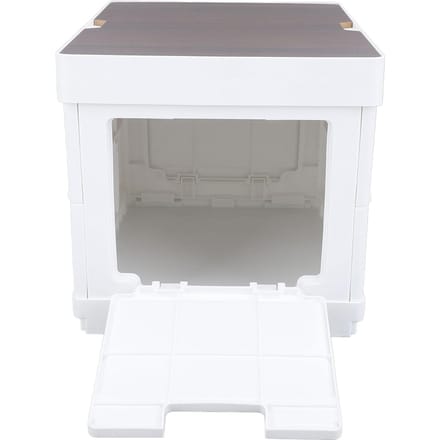 16.7L Grote Capaciteit Opvouwbare Opbergbak Multifunctionele Opbergdoos Kledingkast Organizer gray