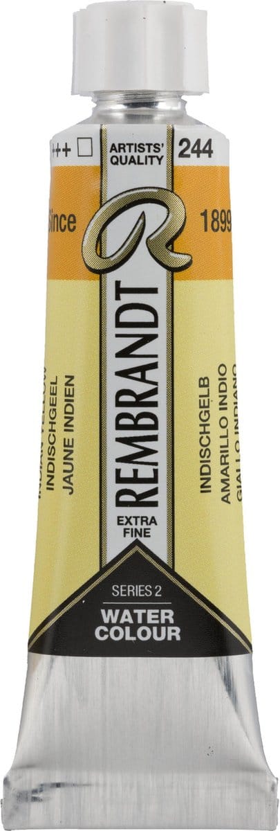 Rembrandt Aquarelverf - tube - Indischgeel 244   8712079425401   Verf