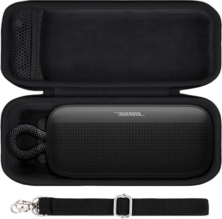 Hard Travel Case voor Draagbare Bluetooth Speaker, Bescherming en Opbergruimte voor Geluidssystemen