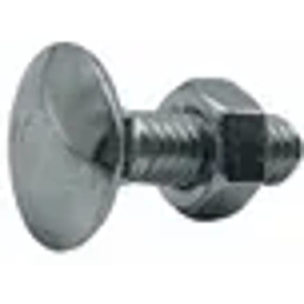 Sencys Slotbout Met Moer M6x20mm Per 5 Gegalvaniseerd