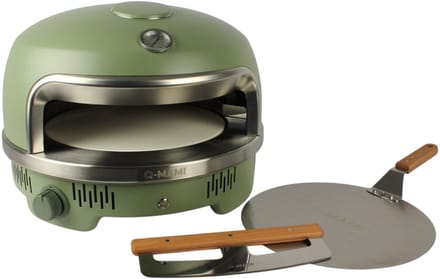 Q-MAMI CRUSTIQ PIZZAOVEN SET | GROEN