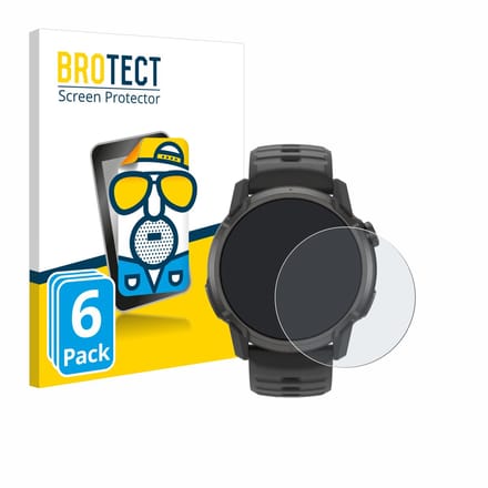 BROTECT - Screenprotector voor Coros Apex 4 (42 mm) - Folie Beschermfolie matte 6 Stuks