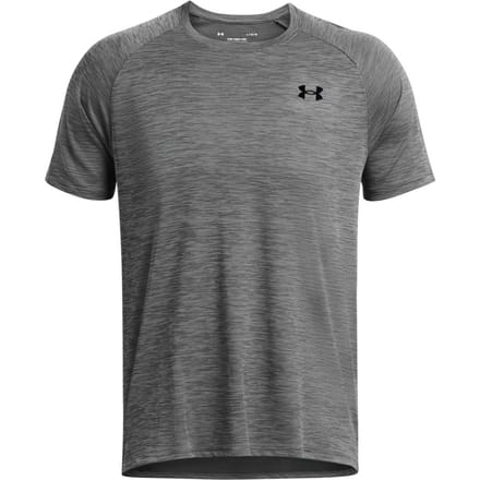 Under Armour Uniseks T-shirt met structuur voor volwassenen (Kasteelrots Grijs)