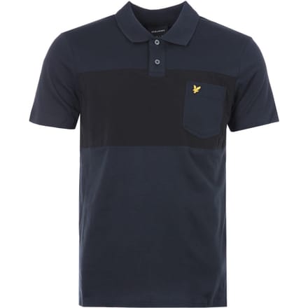 Lyle & Scott Utility-poloshirt - donkerblauw