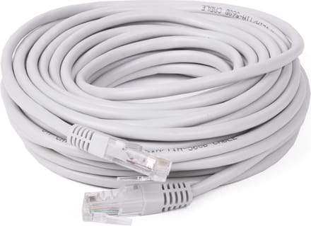 Benson Internetkabel - UTP CAT5E - 10 meter - Grijs - RJ45 aansluitingen