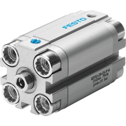 Festo Compacte Cilinder 16mm Boring 20mm Slag Enkelwerkend - 156938 - P2FVS
