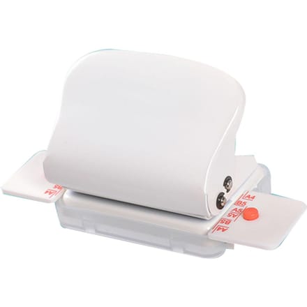 Mini Machine à Relier les Livres Trous Multiples Rapide Précise Manuelle Machine à Relier à Spirale pour Bureau École Maison blanc