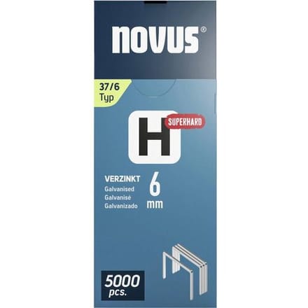 Novus Tools 042-0770 Nieten met fijn draad Type 37 5000 stuk(s) Afm. (l x b) 6 mm x 10.6 mm