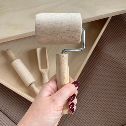 Sensory bak met deksel en accessoires - houten bak - sensory bak - sensory