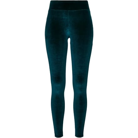 Urban Classics - High Waist Velvet Legging - M - Blauw